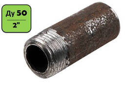 Резьба стальная Ду 50 (2") под сварку (L=70 мм)
