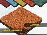 Бесшовное резиновое покрытие для детских площадок из каучуковой EPDM крошки - Вивигам - фото 1