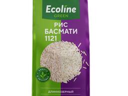 Рис Басмати (1121) длиннозерный "Ecoline GREEN"new фас. 0,8 кг