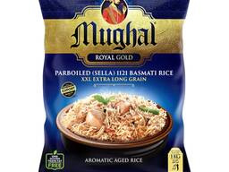 Рис Басмати пропаренный 1121 "ROYAL GOLD" фас. 1 кг,