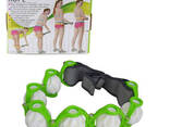 Роликовый ручной массажер massage rope hx-8866 - фото 1