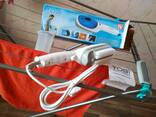 Ручной отпариватель туристический стимер 100 мл с насадками. - фото 2