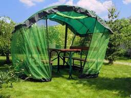 Беседка садово-дачная с сеткой. Доставка по РБ.