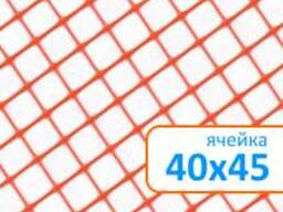 Сетка пластиковая оградительная А-150 1.3*25м, ячейка 40x45 (К)