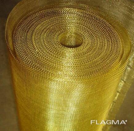 Сетка латунная. Сетка полутомпаковая латунная. Различные типоразмеры