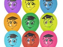 Шары - Выпускник улыбка для запуска в небо с гелием, 30см