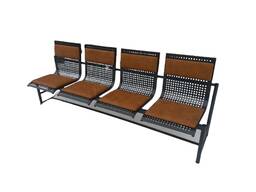 Скамья "ТАЙФУН" с перфорированными сиденьями