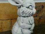 Скульптура " Заяц крепыш" - фото 2