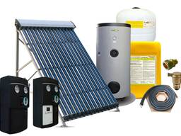 Солнечная гелиосистема для нагрева воды