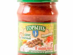 Соус томатный к шашлыку с чесноком и грибами 0,32л. /320гр.