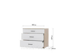 Спальня Victor - Бетон/Белый (Комплект 4)