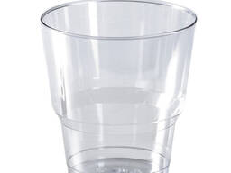 Стакан для трайфлов, одноразовый прозрачный из полистирола Кристалл 200 мл.