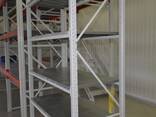 Стеллаж 100х40х200 металлический оцинкованный «Лидер» - фото 3