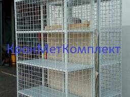 Стеллаж сетчатый 2000х1000х400, 5 полок, полимерное покрытие