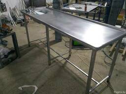 Стол анатомический из нержавеющей стали для аутопсии