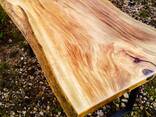 Стол лофт из слэба карагача - фото 3