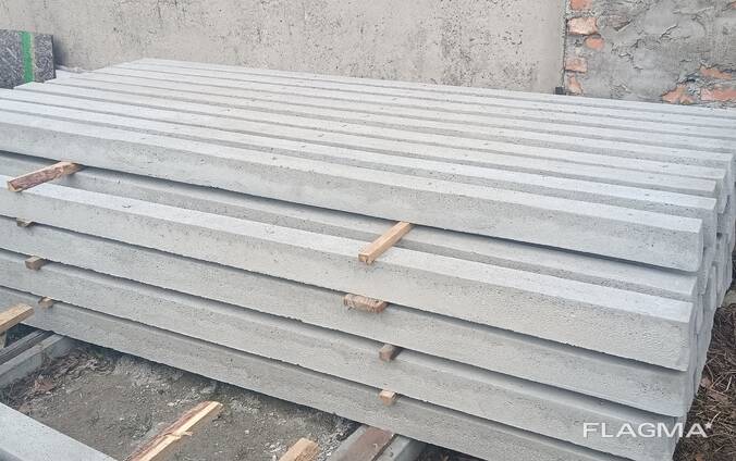 Столбы бетонные для сетки и шпалеры