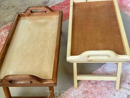 Столик деревянный для еды или ноутбука в кровать