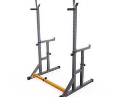 Стойка для штанги с подстраховкой DFC Y-GYM TF-63, с упорами для отжиманий