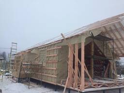 Строительство каркасных домов , бань из бруса под ключ