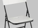 Стул складной банкетный Super LITE белый - фото 2