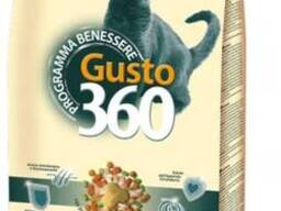 Сухой корм для кошек-Gusto360 Cat Rabbit&amp;amp;Turkey