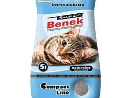 Super Benek Compact-наполнитель бентонитовый мелкий для туалета кошек