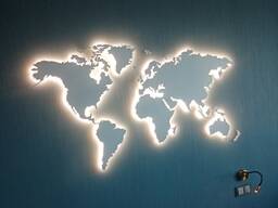 Светильник "Карта мира"