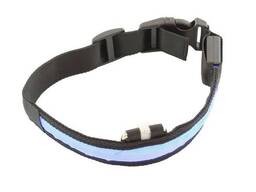 Светящийся ошейник для собак SiPL синий