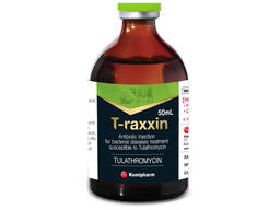 Т-Раксин ( 100 мг тулатромицин ) 50мл/100мл. фл