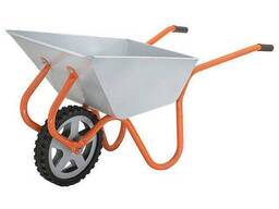 Тачка строительно-садовая ТССР-1 (120л, 240 кг, одноколесная, литая резина 380х70мм. ..