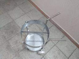 Тележка для транспортировки колбасных профилей, коптильных вешал/палок, нерж. ст. AISI304