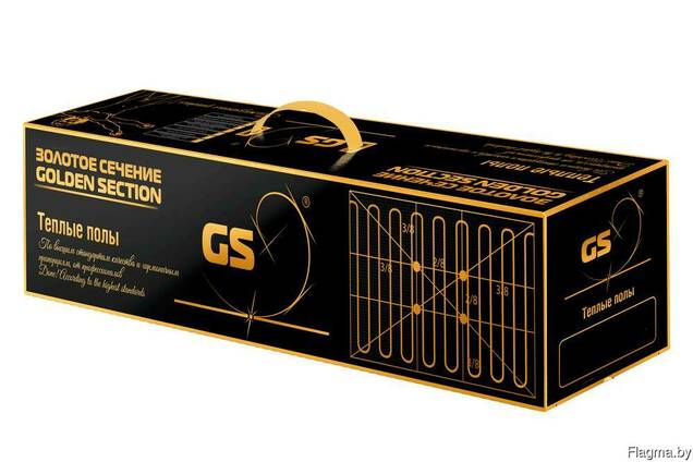 Теплый пол нагревательный мат Золотое сечение GS-240-1,5