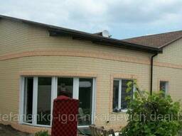 Термопанели для фасада и цоколя, утеплитель - пенопласт....