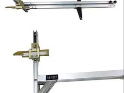 Third rail gauge Contact rail ruler for railway inspection
