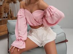 Топ с длинным рукавом