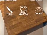 Торцевая разделочная доска (ДУБ) 30 см * 50 см, толщина 4 см - фото 3