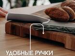Торцевая разделочная доска (ДУБ) Размеры: 25,5 х 25,5 см, толщина 3 см. - фото 1