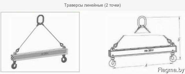 Траверсы линейные (2 точки)
