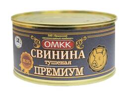 Тушека Свинина Премиум ОМКК, банка 525г