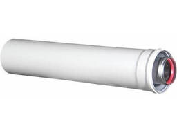 Удлинение трубы коаксиальное Ø 60/100 мм (L = 0,25 м)