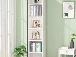 Угловой книжный шкаф ЛОФТ FL-55 Белый