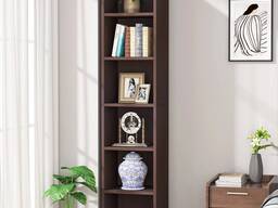 Угловой книжный шкаф ЛОФТ FL-55 Орех