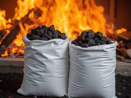 Уголь каменный россыпью и в мешках по 25 кг (ДПК)