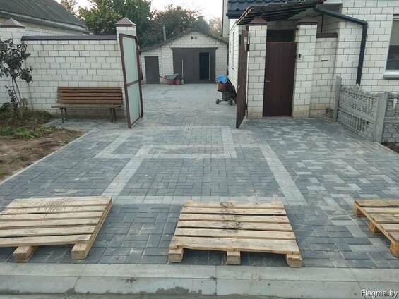 Укладка тротуарной плитки — Оказание услуги в Гомеле, Flagma.by #2077327
