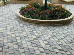 Укладка тротуарной плитки. Благоустройство территорий.