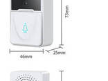 Умный беспроводной видеоглазок Mini Smart Doorbell Wi-Fi управление (датчик движения. .. - фото 3