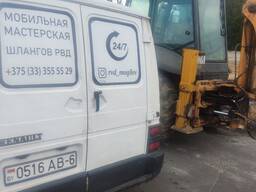 Услуга мобильной мастерской по изготовлению шлангов высокого давления