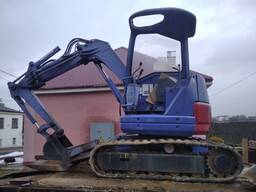 Аренда мини экскаватора. Кореличи, Новогрудок, Березовка. Прокол под дорогой.