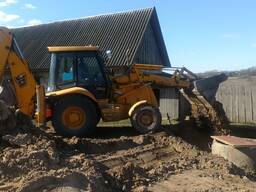 Услуги экскаватора-погрузчика JCB